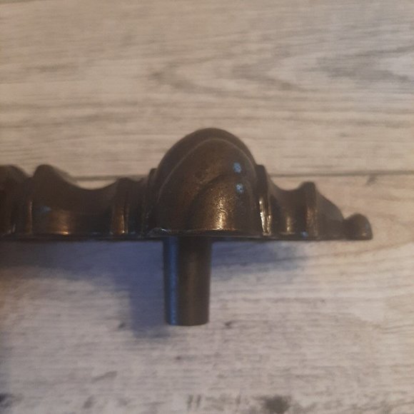 Ornate Oil Rubbed Bronze Finish Drawer Pull 4" CTC Empire Style - Picture 10 of 10